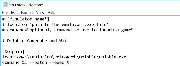Editing the Ice emulator config
