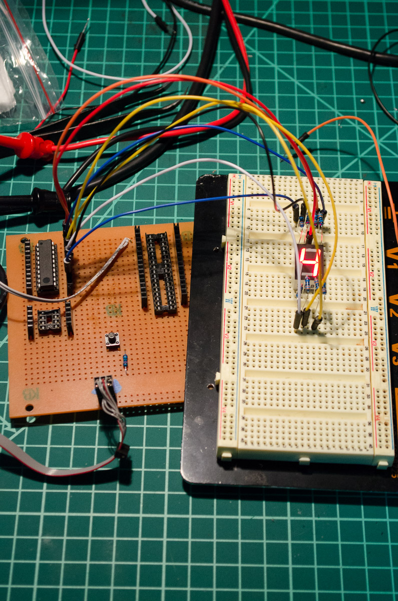 Seven segment display, poorman style